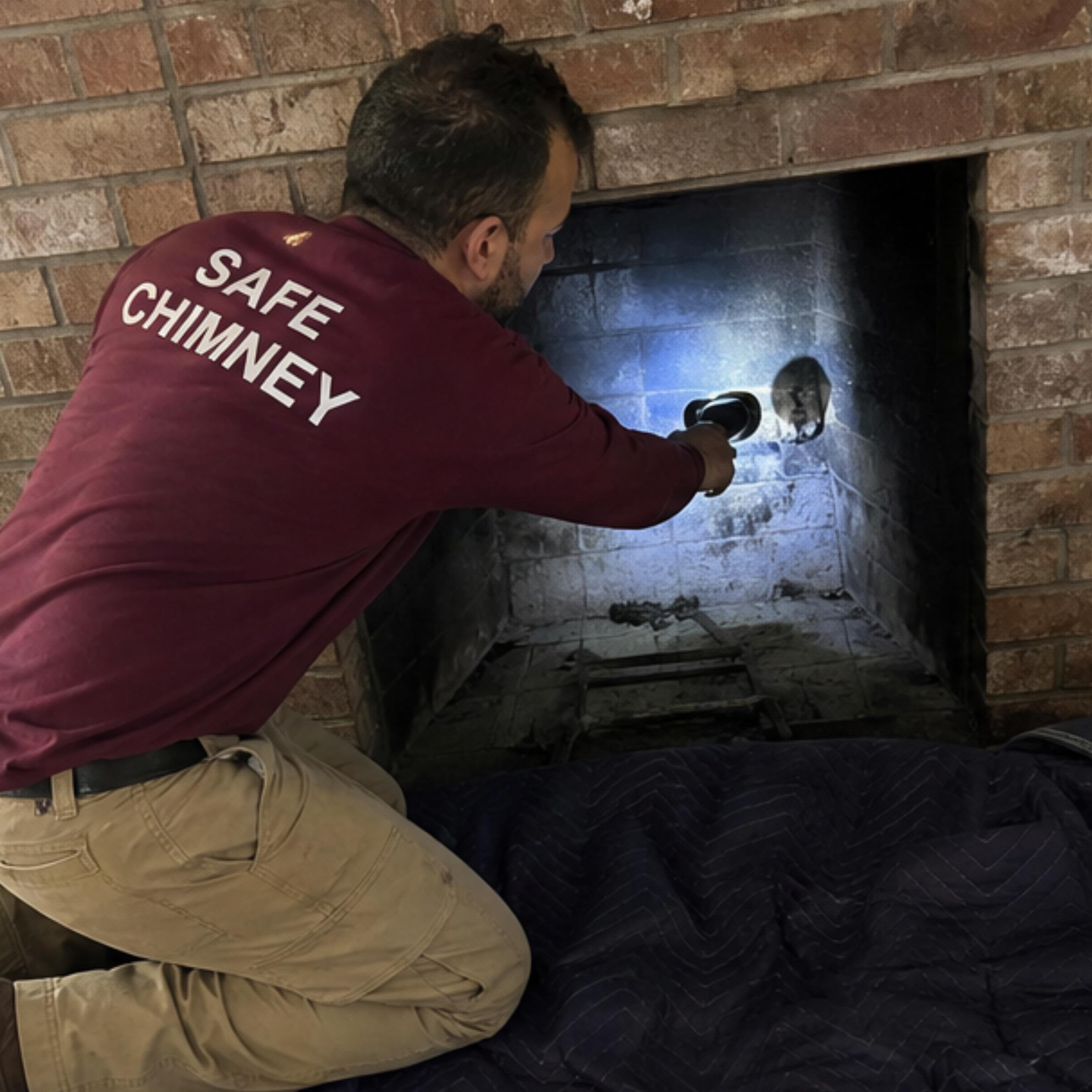 Certified technicians inspecting a home